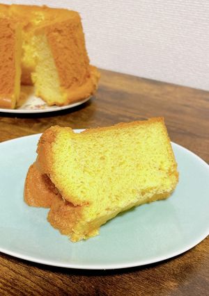 ふわっふわのシフォンケーキ20cm-レシピのメイン写真