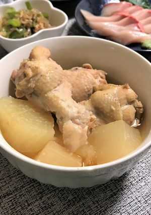 体ポカポカ♪「ピリ辛・手羽元大根」-レシピのメイン写真