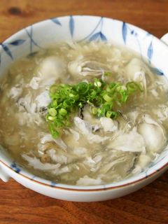 牡蠣の中華風スープ-レシピのメイン写真
