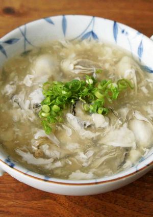 牡蠣の中華風スープ-レシピのメイン写真