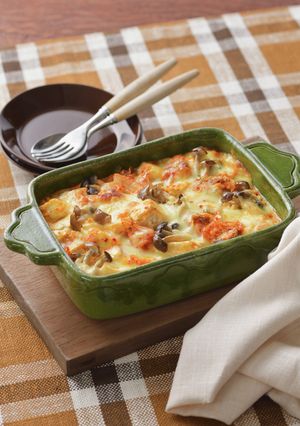 豆腐ときのこのキムチグラタン-レシピのメイン写真