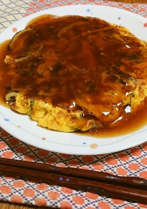 【使いきり】うまみたっぷりあんかけ卵焼き-レシピのメイン写真