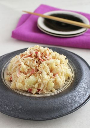 ごま風味の和風ポテサラ-レシピのメイン写真