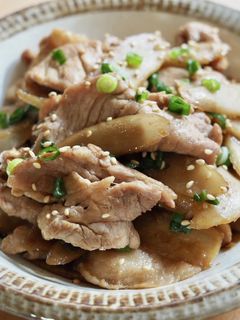豚肉とごぼうのオイスターソース炒め-レシピのメイン写真