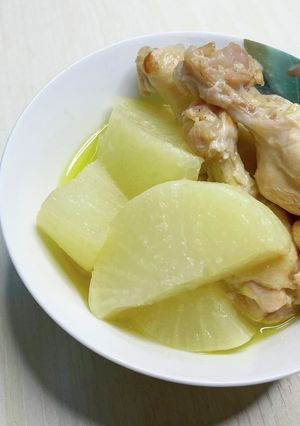 大根と鶏手羽のにんにく塩麹煮-レシピのメイン写真