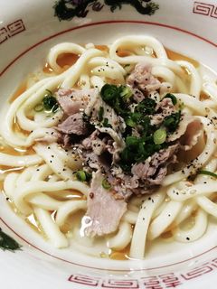 ☆絶品☆豚肉塩ダレうどん-レシピのメイン写真