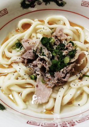 ☆絶品☆豚肉塩ダレうどん-レシピのメイン写真