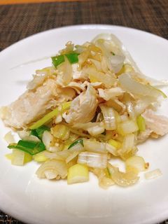 ささみのネギだれかけ-レシピのメイン写真