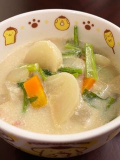 かぶの豆乳スープ-レシピのメイン写真