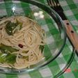 ガーリック風味やさしい酢パスタ♪