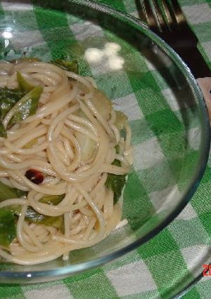 ガーリック風味やさしい酢パスタ♪-レシピのメイン写真