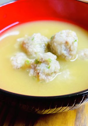 発酵食品最高のアジ・つみれみそ汁-レシピのメイン写真