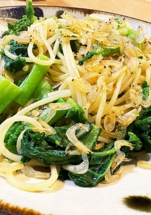 桜エビと菜の花のパスタ-レシピのメイン写真