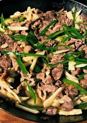 青椒肉絲(牛肉冷凍下味のみとしてでも)-レシピのメイン写真