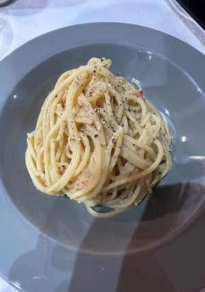 カニ味噌のクリームパスタ-レシピのメイン写真