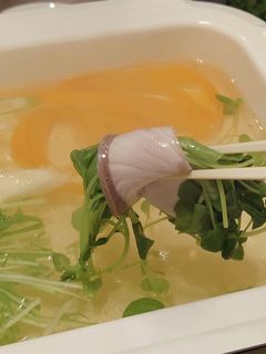 定番鍋。クレソンのしゃぶしゃぶ-レシピのメイン写真