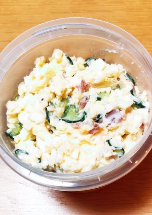 なめらkaカルパス入りポテト卵サラダ②-レシピのメイン写真