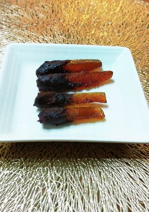 晩白柚のオランジェット RAWチョコで-レシピのメイン写真