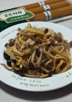 ゼンブヌードルで糖質オフ和風パスタ-レシピのメイン写真