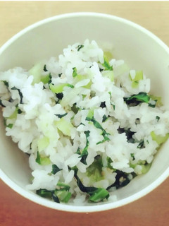 Ꮚ小松菜ごはんᏊ-レシピのメイン写真