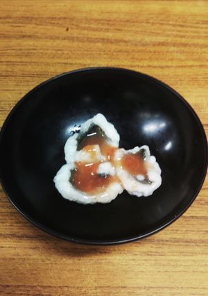 はもの湯引き梅肉ソース-レシピのメイン写真
