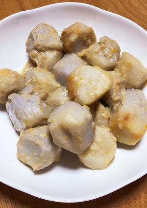 調味料はゆず味噌だけ！里芋を美味しく♪-レシピのメイン写真