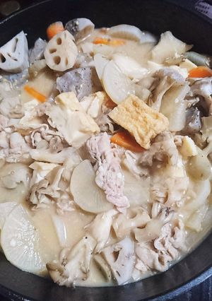 風邪気味に具沢山すぎる豚汁-レシピのメイン写真