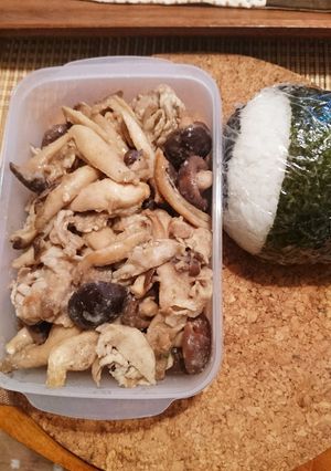 エリンギ、椎茸、豚バラのにんにく炒め-レシピのメイン写真