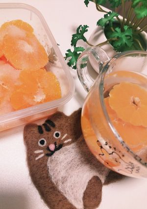 ホットみかん(みかんシロップ)-レシピのメイン写真