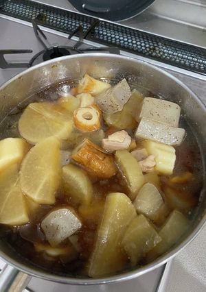 大根１本煮る-レシピのメイン写真
