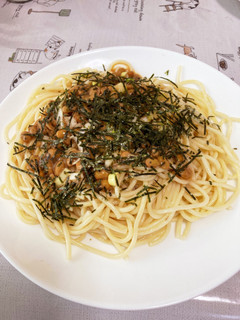 我が家の納豆パスタ♡-レシピのメイン写真