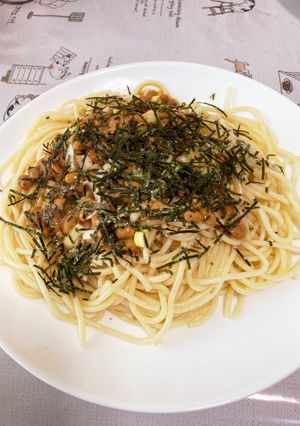我が家の納豆パスタ♡-レシピのメイン写真