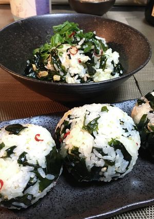 美味くてヘルシーわかめご飯&わかめパスタ-レシピのメイン写真
