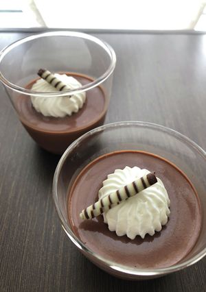 混ぜるだけ☆簡単濃厚チョコレートプリン-レシピのメイン写真