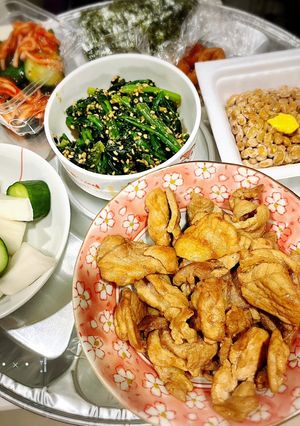 夜の豪華ご飯（手抜きご飯）-レシピのメイン写真
