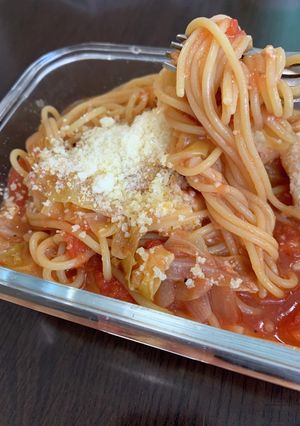 ZENB食べ切るトマトパスタ-レシピのメイン写真