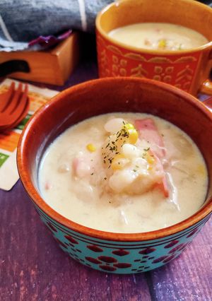 ブレンダー不要！かぶのポタージュ-レシピのメイン写真