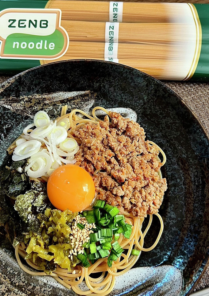 簡単手軽に台湾風まぜそば-レシピのメイン写真