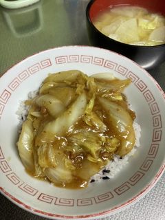 ひき肉と白菜のあんかけ丼-レシピのメイン写真