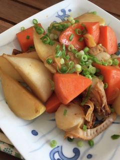 カブとホタテのガリバタ醤油炒め-レシピのメイン写真