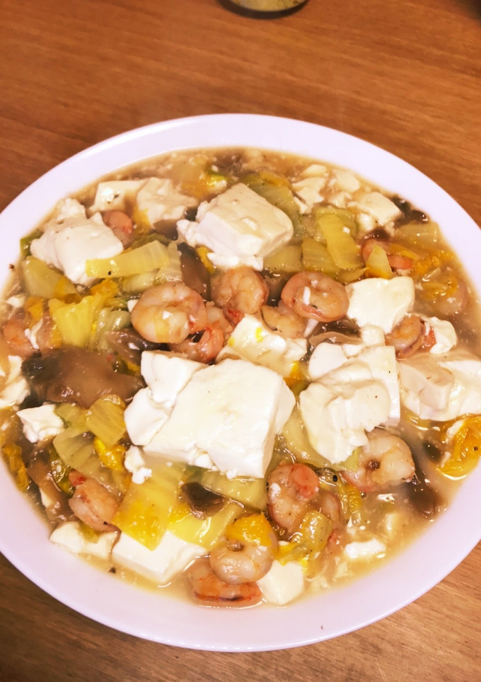 海老と豆腐ハクサイのザーサイとろみ煮-レシピのメイン写真