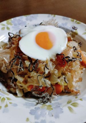 鍋1個で完成！野菜とツナの和風パスタ-レシピのメイン写真