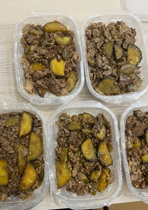 おさつポーク（5食分平日冷凍弁当）-レシピのメイン写真