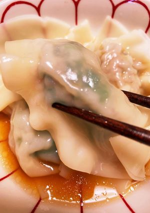 クセになる！？ニラとセロリの水餃子-レシピのメイン写真