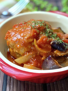 麹パワー トマト煮込みハンバーグ-レシピのメイン写真