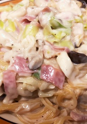 ZENB noodle クリームパスタ-レシピのメイン写真