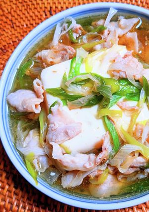 豚肉豆富-レシピのメイン写真