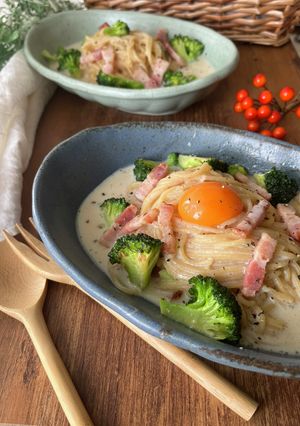 ZENBヌードルで　豆乳スープパスタ-レシピのメイン写真
