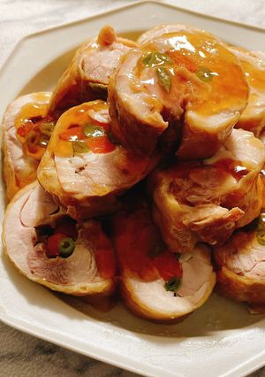 レンジで時短♡超簡単チキンロール-レシピのメイン写真