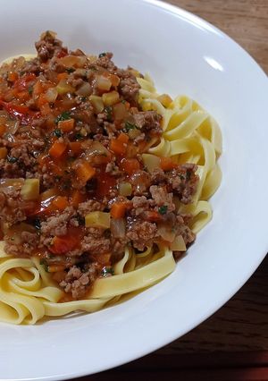 優しい味のミートソーススパゲティ-レシピのメイン写真